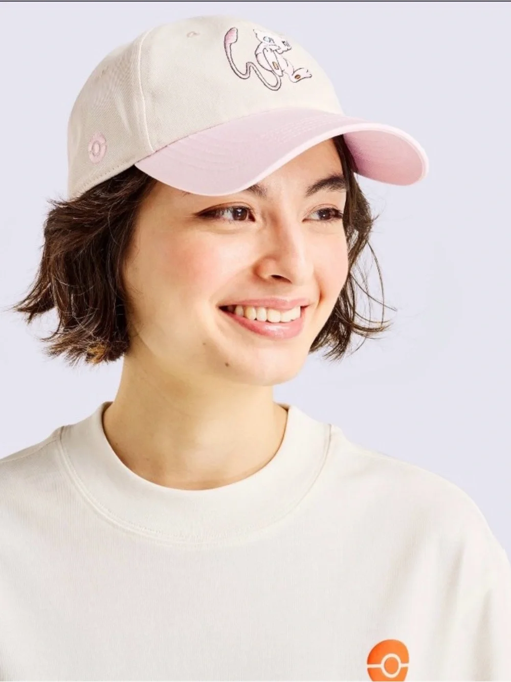 Pokemon Mew Embroidered Baseball Trainer Cap Hat